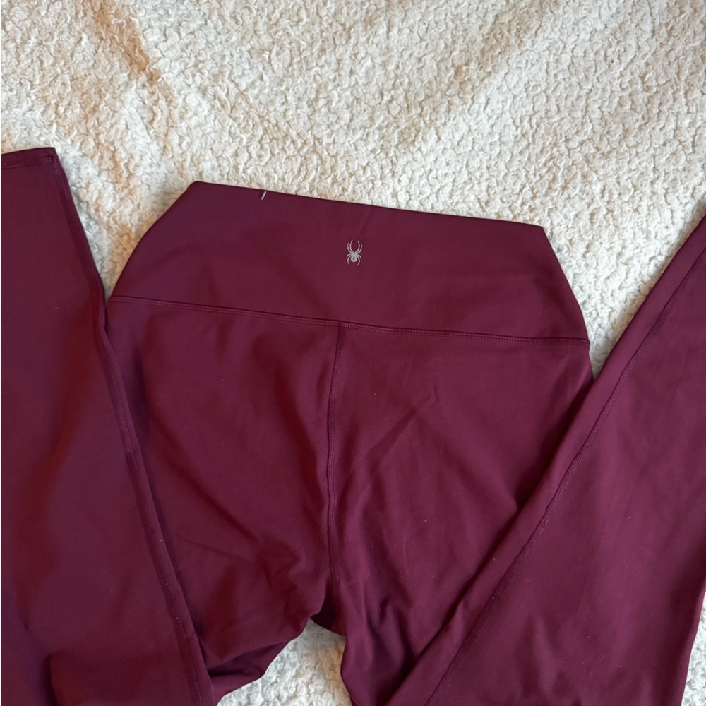 Spyder Kids Burgundy Leggings